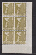 Un Bloc    6  Timbres   1 Mark   N°  959  **   Allemagne   Occupation Alliée   Zone Interalliée AAS   Deutsche Post - Neufs