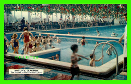 CLACTON-ON-SEA, ESSEX, UK -  BUTLIN'S CLACTON - THE HEATED INDOOR SWIMMING POOL - TRAVEL 1962 - REAL PHOTO - - Clacton On Sea