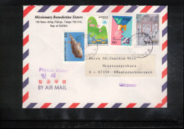 South Korea 2001 Interesting Airmail Letter - Corée Du Sud