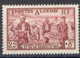 Année 1954-N°323 Neuf**MNH : Au Profit Des Sinistrés Du Séisme D'Orléansville (25f.+8f.) - Nuevos