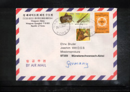 South Korea 2001 Interesting Airmail Letter - Korea (Süd-)