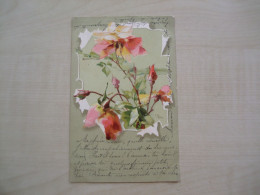 Carte Postale Ancienne 1904 CATHARINA KLEIN Roses - Fleurs