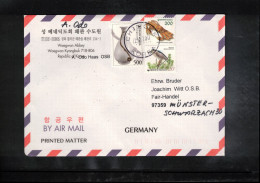 South Korea 2011 Animals Interesting Airmail Letter - Corée Du Sud