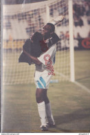 Fixe Football OM Olympique De Marseille Basile Boli Sept 1993 - Sporten