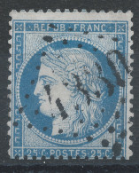 Lot N°83468   N°60, Oblitéré GC 4330 VOUVRAY(36), Indice 5 - 1871-1875 Ceres