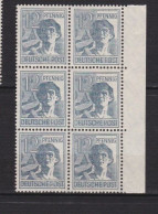 Un Bloc    6 Timbres  12 Pf  N°  947  **   Allemagne   Occupation Alliée   Zone Interalliée AAS   Deutsche Post - Mint