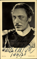 CPA Schauspieler Willy Birgel, Portrait, Ufa Film, Ross Verlag 9824 1, Autogramm - Autres & Non Classés