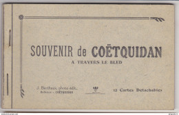 Fixe Morbihan Souvenir Coëtquidan A Travers Le Bled Carnet Jh Berthaux Bellevue Horlogerie Bijouterie Optique - Autres & Non Classés