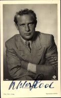 CPA Schauspieler Viktor Staal, Portrait, Autogramm - Schauspieler