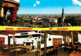 72832156 Baden Wien Beim Heurigen  Baden - Other & Unclassified