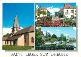 71 - Saint Léger Sur Dheune - Multivues - Fleurs - CPM - Voir Scans Recto-Verso - Autres & Non Classés