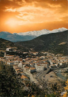 66 - Amélie Les Bains - La Ville Et Le Tech Au Fond  Le Canigou - CPM - Voir Scans Recto-Verso - Sonstige & Ohne Zuordnung