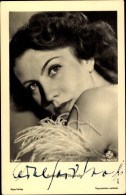 CPA Schauspielerin Adelheid Seeck, Portrait, Autogramm - Actores