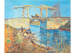 Art - Peinture - Vincent Van Gogh - Brug Te Arles - Pont De Langlois - Carte Neuve - CPM - Voir Scans Recto-Verso - Peintures & Tableaux