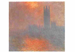 Art - Peinture - Claude Monet - Londres - Le Parlement - Carte Neuve - CPM - Voir Scans Recto-Verso - Peintures & Tableaux