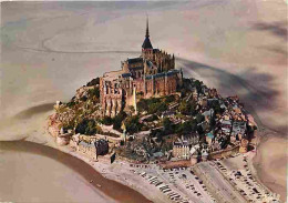 50 - Le Mont Saint Michel - Vue Générale Aérienne - Flamme Postale - CPM - Voir Scans Recto-Verso - Le Mont Saint Michel