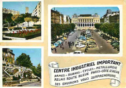 42 - Saint-Etienne - Multivues - Automobiles - Flamme Postale - CPM - Voir Scans Recto-Verso - Saint Etienne