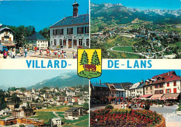 38 - Villard De Lans - Multivues - Blasons - Flamme Postale De Villard De Lans - CPM - Voir Scans Recto-Verso - Villard-de-Lans