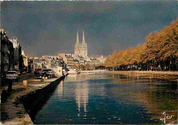 29 - Quimper - Les Quais De L'Odet - Le Nouveau Pont - Vue De Nuit - Automobiles - Voir Scans Recto Verso  - Quimper