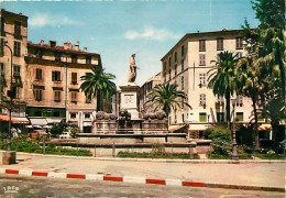 20 - Ajaccio - Place Foch - La Statue Du 1er Consul Par Laboureur - CPM - Voir Scans Recto-Verso - Ajaccio