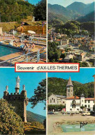 09 - Ax Les Thermes - Multivues - Automobiles - Piscine - CPM - Voir Scans Recto-Verso - Ax Les Thermes