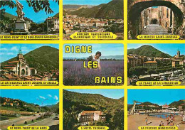 04 - Digne Les Bains - Multivues - Champs De Lavande - Piscine - Carte Neuve - CPM - Voir Scans Recto-Verso - Digne