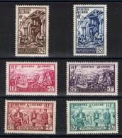 Algerie - YV 319 à 324 N* MH Complete Sinistres D'Orleansville Cote 26 Euros - Unused Stamps