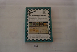 EL1 Livre TIMBRES - Briefmarken Auktion 1987 - Andere & Zonder Classificatie