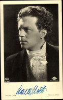 CPA Schauspieler Hans Holt, Portrait, Autogramm - Acteurs