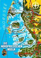 72831965 Nordfriesland Die Nordfriesischen Inseln Landkarte Nordfriesland - Sonstige & Ohne Zuordnung