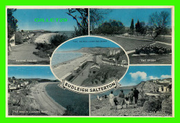 BUDLEIGH SALTERTON, DEVON, UK -  6 MULTIVUES - TRAVEL IN 1962 - E.T.W. DENNIS & SONS LTD - PHOTOBLUE - - Altri & Non Classificati