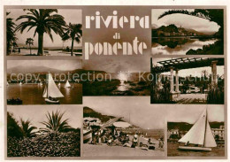 72831735 Riviera Di Ponente Strand Segelbote Palmen Riviera Di Ponente - Other & Unclassified