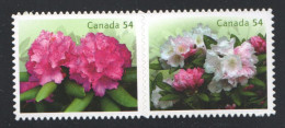 2009  Rhododendrons - Se-tenant Pair From Booklet Sc 2320a  MNH - Ongebruikt