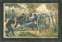 BYRRH - DEMI BATTERIE DE 75 EN ACTION (ref 2375) - Publicité