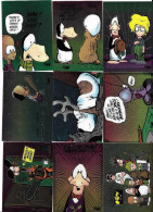 CQ40 - SERIE COMPLETE 100 CARTES KROME - BLOOM COUNTY - Star Trek