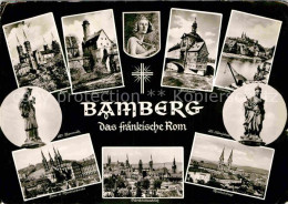 72831645 Bamberg Dom Altenburg Rathaus Heiliger Nepomuk Michelsberg Bamberg - Bamberg