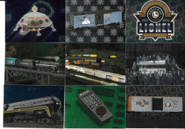 CQ38 - SERIE COMPLETE 72 CARTES COMIC IMAGES - LIONEL TRAIN - Altri & Non Classificati