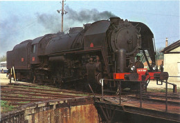 CPM - Locomotive 141 R 568 De La CITEV - Dépôt CFTA De GRAY Le 25 Avril 1982 - Treinen