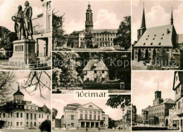 72831534 Weimar Thueringen Goethes Gartenhaus Herderkirche National-Theater Schl - Weimar