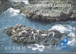 FÄRÖER Markenheftchen MH 5 Mit 3x 235-236, Postfrisch **, Seehunde, 1992 - Isole Faroer