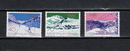 Liechtenstein 1979 Olympic Games Lake Placid Set Of 3 MNH - Inverno1980: Lake Placid