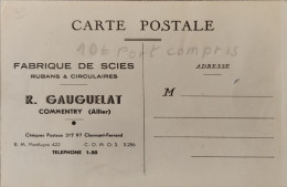 Commentry R. Gauguelat Fabrique De Scie - Commentry