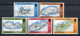 Alderney 1989. Yvert 37-41 ** MNH. - Alderney