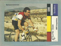 BERNARD HINAULT - CARTON  PUBLICITAIRE GRAND FORMAT CP  (ref 2355) - Cycling
