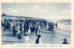 33 LACANAU-OCEAN (Médoc) La Côte D'Argent - Panorama De La Plage. Très Animée - Sonstige & Ohne Zuordnung