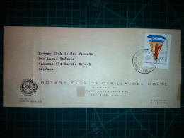 ARGENTINE, Enveloppe Largo Appartenant Au "Rotary Club De Capilla Del Monte" Circulait à Cordoue Dans Les Années 1970 - Gebruikt