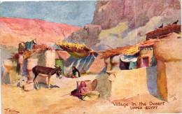 EGYPTE / VILLAGE IN THE DESERT - Other & Unclassified