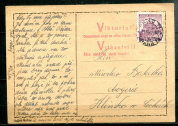 THECOSLOVAQUIE - BOHEME ET MORAVIE - 29..11.41 - PRAG Nach HLINSKO - Viktoria ! Deutschland Siegt An Allen Fronten !! - Covers & Documents