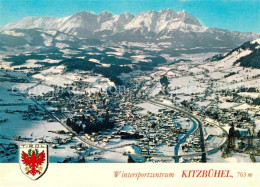 72829416 Kitzbuehel Tirol Fliegeraufnahme Schwarzsee Schloss Lehenberg Kaisergeb - Andere & Zonder Classificatie