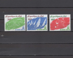 Mali 1980 Olympic Games Moscow, Equestrian, Sailing, Football Soccer Set Of 3 MNH - Summer 1980: Moscow